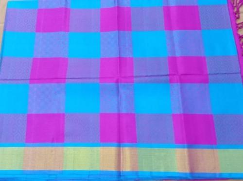 SOFT SILK SAREE WITH BLOUSE